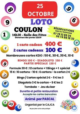 Image Loto du CAJCA Salle des fêtes de Coulon (photo 1)