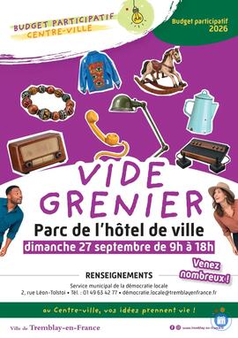 Image Vide Grenier du Centre Ville de Tremblay (photo 1)