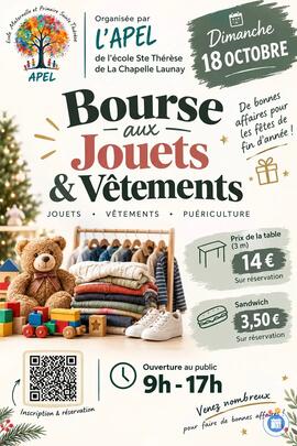 Image Bourse aux jouets et aux vêtements Apel Ste Thérèse (photo 1)