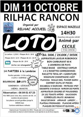 Image LOTO DE RILHAC LOISIRS ANIME PAR CECILE (photo 1)