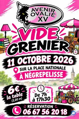 Image Vide Grenier Avenir Ovalie XV (photo 1)
