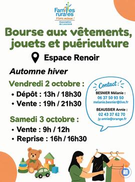 Image Bourse aux vêtements, jouets et puériculture (photo 1)