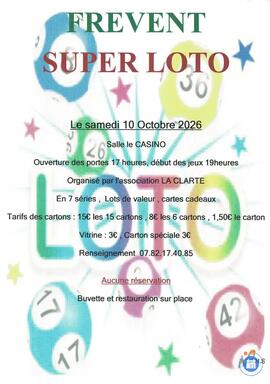 Image SUPER LOTO de l'association La Clarté (photo 1)