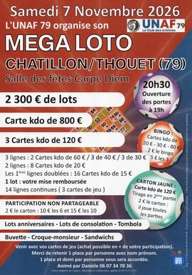 Image Méga loto de l'UNAF 79 (photo 1)