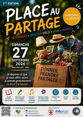 Image Place Au Partage arrive à Pau ! (photo 1)