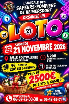 Image Loto des sapeurs pompiers (photo 1)