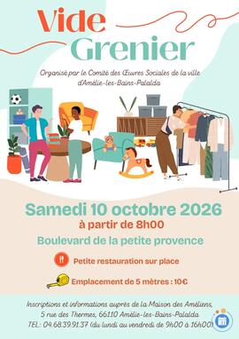 Image Vide-greniers du Comité des Œuvres Sociales d'Amélie-les-Bains-Palalda (photo 1)