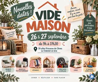 Image 🏠 Vide Maison - Nouvelles Dates !! (photo 1)