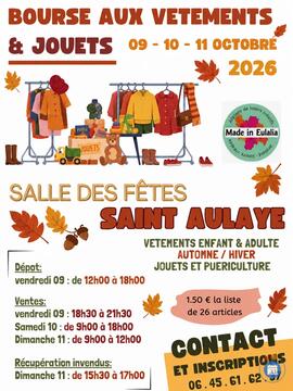 Image Bourse aux vêtements adulte et enfants - Jeux jouets et Puériculture (photo 1)