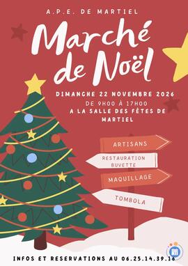 Image Marché de Noël de l'APE de Martiel (photo 1)