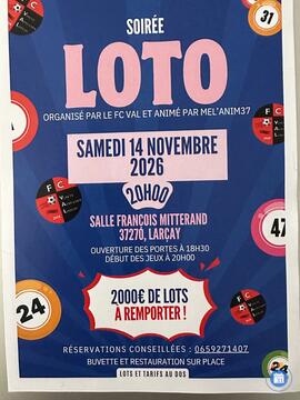 Image Super loto de l'association FC VAL animé par Mélanie (photo 1)