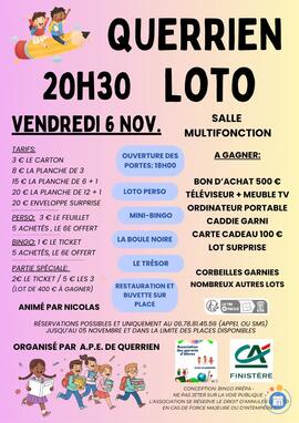 Image Super Loto A.P.E de Querrien (photo 1)