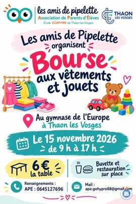 Image Bourse aux vêtements, jouets, périculture (photo 1)