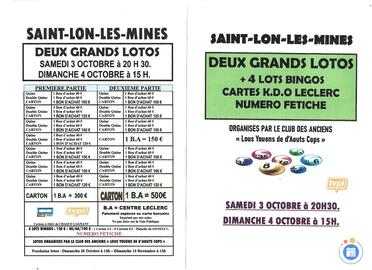 Image Deux grands lotos bingos avec fetiche (photo 1)