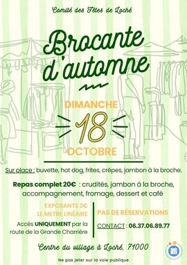Image Brocante d’automne à Loché (photo 1)