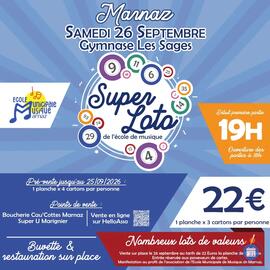 Image SUPER LOTO de l'Ecole de Musique de Marnaz (photo 1)