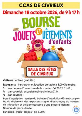 Image Bourse aux jouets de Civrieux (photo 1)
