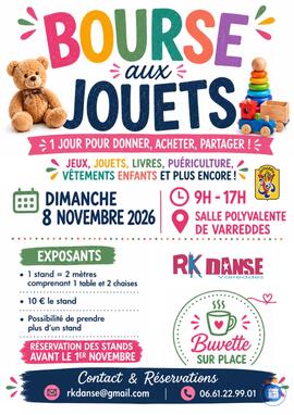 Image Bourse aux jouets Varreddes (photo 1)