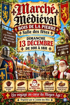 Image marché médiéval (photo 1)