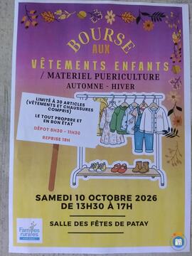 Image Bourse aux vêtements enfants automne hiver (photo 1)