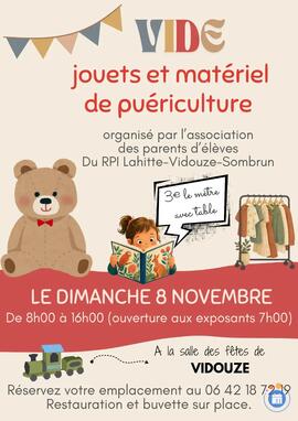 Image Vide jouets et matériel de puériculture (photo 1)
