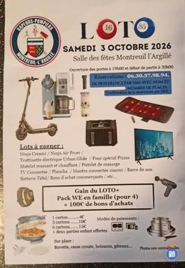 Image Loto des Sapeurs Pompiers (photo 1)