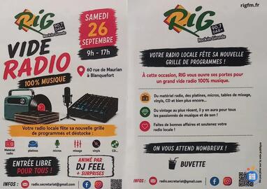 Image VIDE RADIO 100% Musique (photo 1)