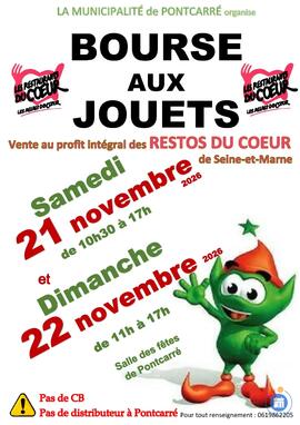 Image 19ème édition BOURSE AUX JOUETS au profit intégral des Restos du Coeur (photo 1)