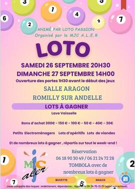 Image LOTO DE LA MJC ALER (photo 1)