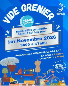 Image VIDE GRENIER DU HBC SAINT PAULOIS (photo 1)