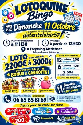 Image Lotoquine traditionnel carte cadeau leclerc et carrefours (photo 1)