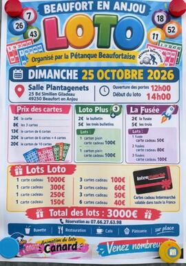 Image Loto Pétanque beaufortaise (photo 1)
