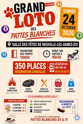 Image Grand loto des Pattes Blanches (photo 1)