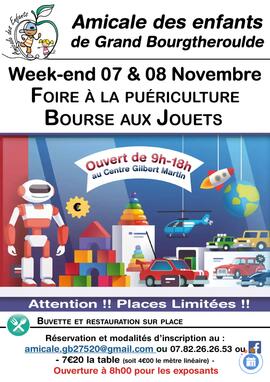 Image FOIRE A LA PUERICULTURE - BOURSE AUX JOUETS (photo 1)