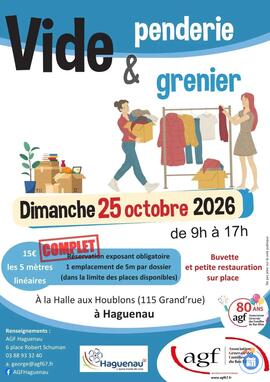 Image Grand vide grenier marché aux puces vide dressing (photo 1)
