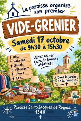 Image Vide grenier paroisse de rognac (photo 1)