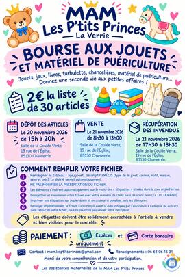 Image Bourse aux jouets et matériel de puériculture (photo 1)