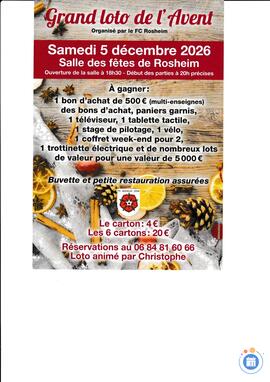 Image LOTO DU FC ROSHEIM ANIME PAR CHRISTOPHE (photo 1)