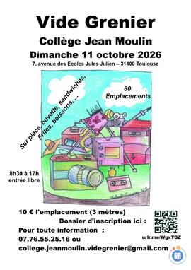 Image Vide Grenier du Collège Jean Moulin (photo 1)