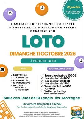Image LOTO Amicale personnel centre hospitalier de MORTAGNE-AU-PERCHE (photo 1)