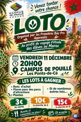 Image 3ème Loto du Campus de Pouille (photo 1)
