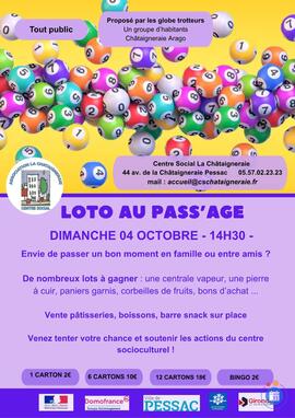 Image LOTO DU CENTRE SOCIAL LA CHATAIGNERAIE (photo 1)