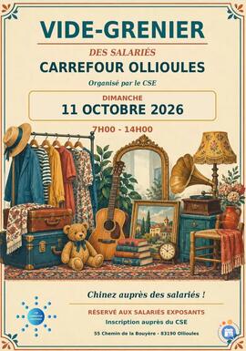 Image Vide grenier des salariés Carrefour Ollioules (photo 1)