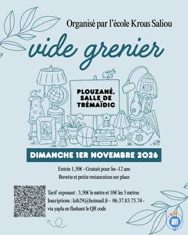 Image Vide greniers 01 novembre à Plouzané - inscriptions ouvertes (photo 1)