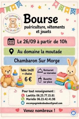 Image Bourse puériculture , vêtements et jouets (photo 1)