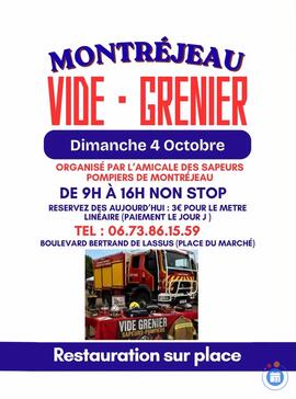 Image Vide grenier de l’amicale des sapeurs pompiers de Montrejeau (photo 1)
