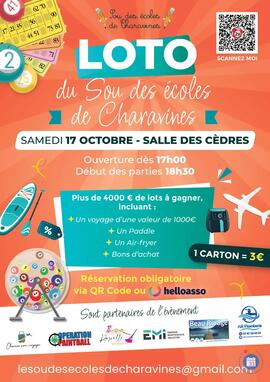 Image Loto du sou des écoles de Charavins (photo 1)