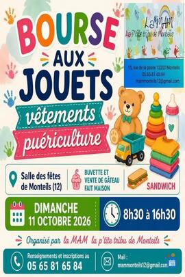 Image Bourse aux jouets, vêtements et puériculture (photo 1)