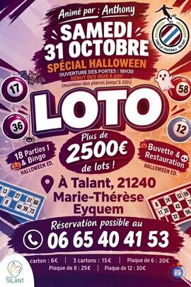 Image LOTO SPÉCIAL HALLOWEEN (photo 1)