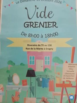 Image Vide grenier des riverains de la rue de la Marne ERAGNY (photo 1)